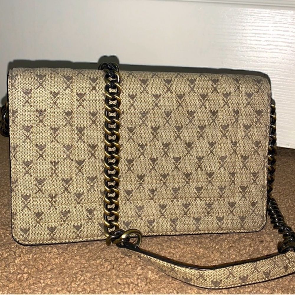 NWOT H&M Coated Canvas Handbag - Picture 3 of 8